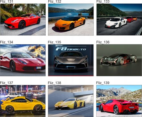 OBRAZ na płótnie samochód sportowy AUTO 120x80 na Arena.pl