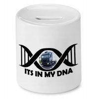 Dla Tirowca Kierowcy Skarbonka Its In My Dna Z Nadrukiem Ze Zdjęciem