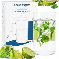 Szklany dzbanek na napoje Wessper D2 Borosilicate 2l karafka do lemoniady