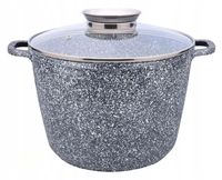 GARNEK 10L GARNEK MARMURKOWY GARNEK WYSOKI NA INDUKCJĘ GARNEK DO ROSOŁU XXL