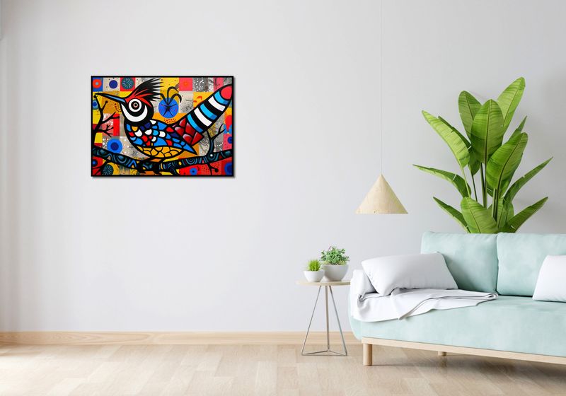 Plakat 84,1x59,4cm Ptak Na Wznak zdjęcie 4