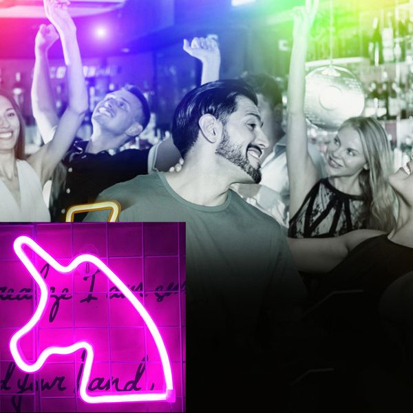 Neon Led Heckermann Wiszący Jednorożec zdjęcie 4