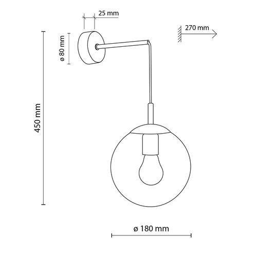 kinkiet esme transparent 5387 tk lighting na Arena.pl