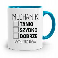 Kubek Błękitny Mechanika Tanio Szybko Dobrze Z Nadrukiem Ze Zdjęciem