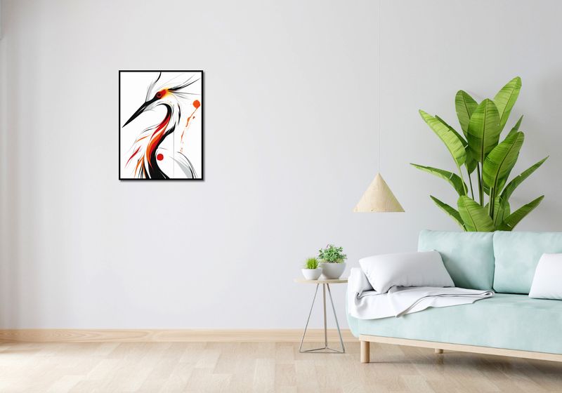 Plakat 50x65cm Bocian zdjęcie 4