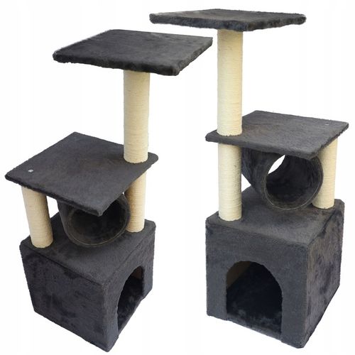 DRAPAK DLA KOTA WIEŻA LEGOWISKO do leżenia DOMEK Budka 4 Poziomy Tuba na Arena.pl