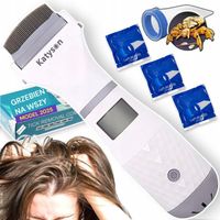 GRZEBIEŃ NA WSZY GNIDY USUWA PCHŁY ELEKTRYCZNY FILTR ODKURZACZ TERMINATOR