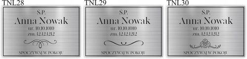 TABLICZKA NA GRÓB NAGROBKOWA TABLICA NAGROBNA na Arena.pl