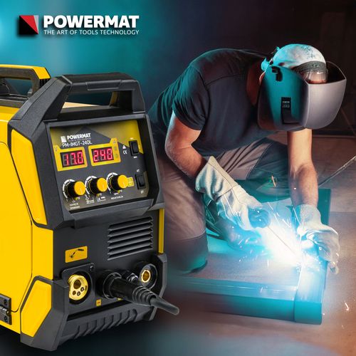 SPAWARKA INWERTEROWA MIGOMAT PÓŁAUTOMAT MIG MAG MMA TIG 240A PM-IMGT-240L na Arena.pl