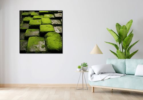 Plakat 100x100cm Zielona Mozaika na Arena.pl