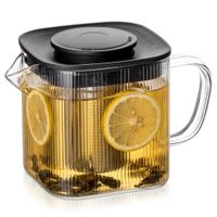 Dzbanek z zaparzaczem do herbaty szklany żaroodporny 600 ml