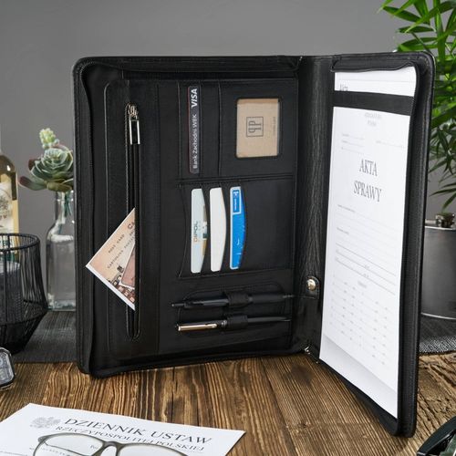 skórzany biwuar a4 aktówka paolo peruzzi t-58-bl na Arena.pl