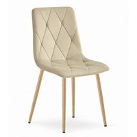 KRZESŁO TAPICEROWANE LEOBERT WELUROWE DO 110 KG METALOWE