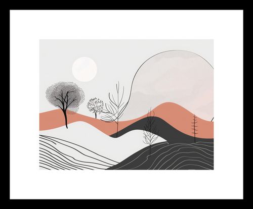 Plakat 20x15cm Półcień Widoku na Arena.pl