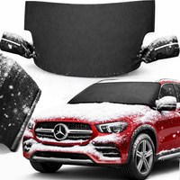 MATA ANTYSZRONOWA OSŁONA NA SZYBĘ LUSTERKA SAMOCHODU AUTA POKROWIEC ODBLASK.