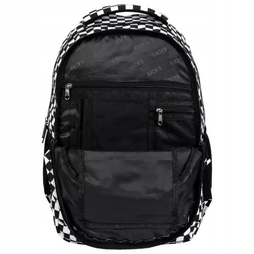 Plecak szkolny młodzieżowy BackUP SZACHOWNICA kratka POJEMNY 30L od 5 klasy na Arena.pl