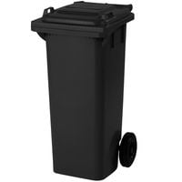 pojemnik kosz kubeł na odpady śmieci europlast 80l czarny