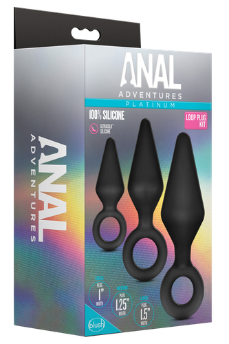 Anal Adventures Platinum Loop Plug Kit na Arena.pl