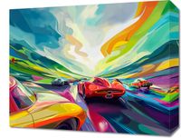 Obraz 50x40cm Wyścig Przy Barwach