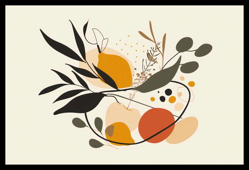 Plakat 45x30cm Botaniczny Wir zdjęcie 2