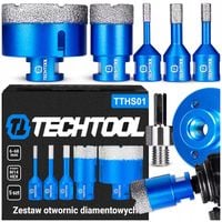 OTWORNICA DIAMENTOWA KORONKA DO GRESU PŁYTEK ZESTAW OTWORNIC