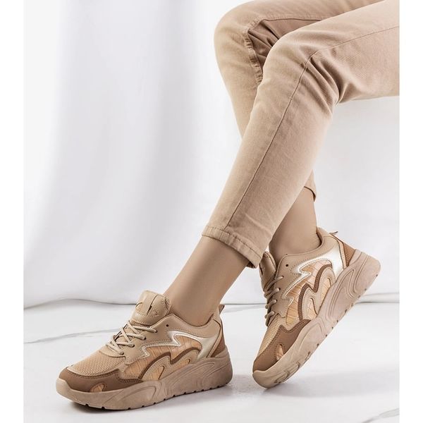Brązowe sneakersy r.39 zdjęcie 2