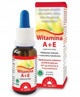 Dr Jacobs NATURALNA Witamina A + E tokoferole KROPLE