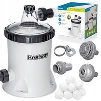 Pompa Filtrująca Filtr do Basenu 5678L/h na Kulki Filtracyjne Bestway 58870