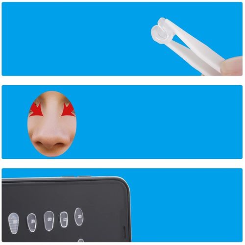 ZESTAW DO NAPRAWY OKULARÓW ŚRUBKI NOSKI SILIKONOWE 35 par nosków na Arena.pl