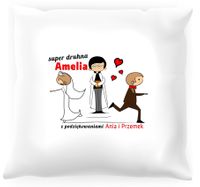Poduszka personalizowana -  Podziękowania dla druhny #03