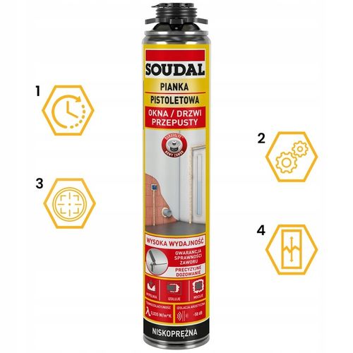 Piana montażowa Soudal 750 ml na Arena.pl