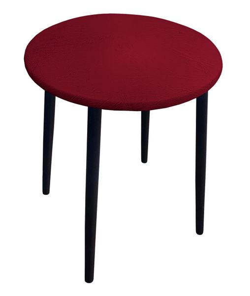 Taboret TRIX  AL14 mahoń podstawa czarna zdjęcie 1