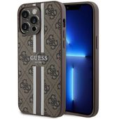 Guess GUHMP15XP4RPSW iPhone 15 Pro Max 6.7" brązowy/brown hardcase 4G Print