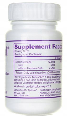 Optimox Iodoral 12,5 mg Jod / Jodek Potasu 90 tab. na Arena.pl