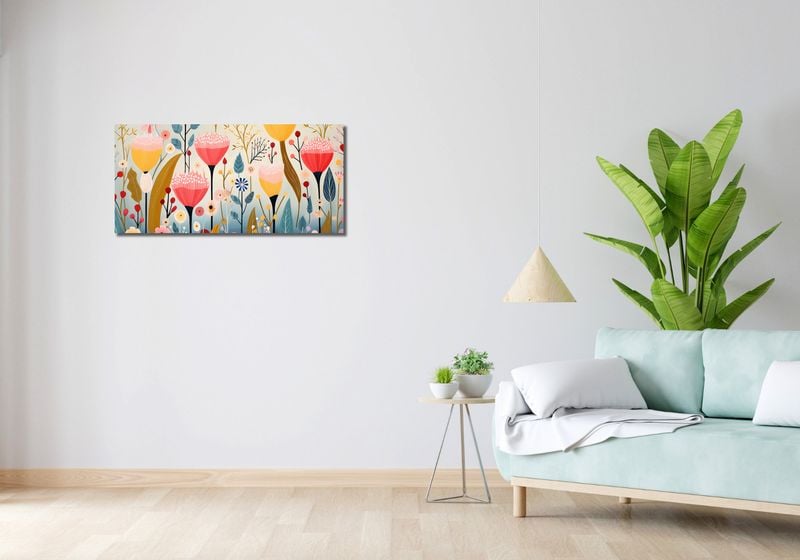 Obraz 90x40cm Ogród Marzeń zdjęcie 2