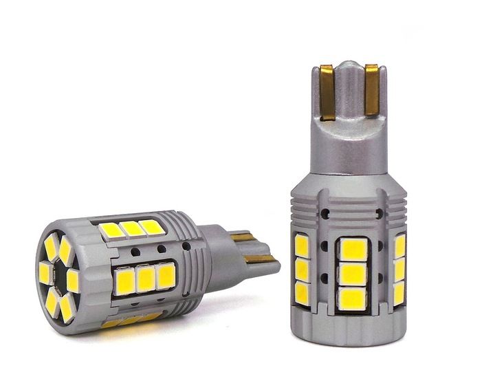 LED W16W, T15 12-24V 100% CAN biała bez błędu zdjęcie 2