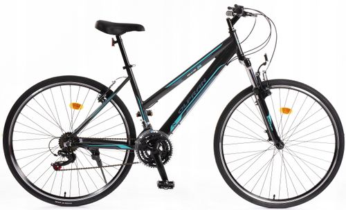 ROWER GÓRSKI SZOSOWY DAMSKI SHIMANO amortyzacja RAMA 18 KOŁA 28" na Arena.pl