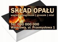 Wizytówki firmowe Foliowane 1000szt wiele różnych wzorów SKŁAD OPAŁU