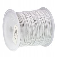 SZNUREK bawełniany woskowany 1mm biały 20-30m