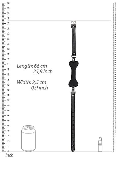 Ouch! Bone Gag - Black zdjęcie 3