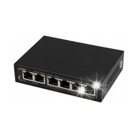 SWITCH POE 4+2 PULSAR S64 6 PORTÓW LAN