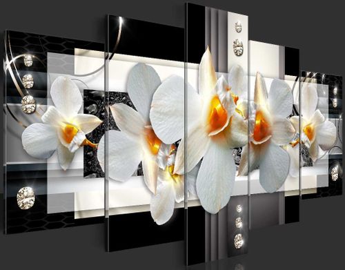Obraz - Słoneczne orchidee Rozmiar - 200x100 na Arena.pl