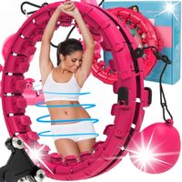 HULA HOP ODCHUDZAJĄCE Z OBCIĄŻENIEM OBCIĄŻNIKIEM SMART  WYPUSTAKAMI HULAHOP