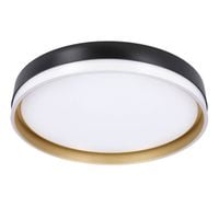 Okrągły plafon Florida 13-11343 LED 24W 4000K czarny złoty