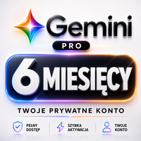 GEMINI PRO + VEO 3.1 6 MIESIĘCY PRYWATNE KONTO CHAT AI GOOGLE GEMINI