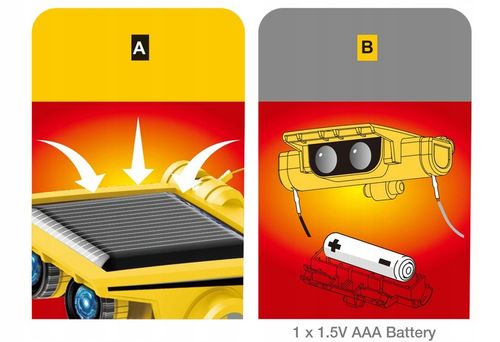 Robot solarny interaktywny 12w1 12 robotów zasilany słońcem edukacyjny na Arena.pl