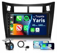 Radio Nawigacja Gps Android Toyota Yaris 2005 - 2011 4Gb 64Gb Wifi Carplay
