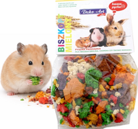 DAKO-ART Biszkopt Mielony biszkopty przysmak królika gryzoni ptaków 100g