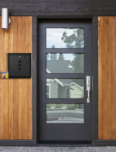 SKRZYNKA NA LISTY GAZETY POCZTĘ OGORDZENIE DO DOMU POCZTOWA CZARNA na Arena.pl