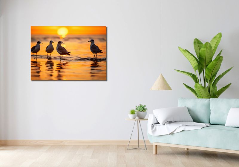 Obraz 100x70cm Mewia Gawęda zdjęcie 2